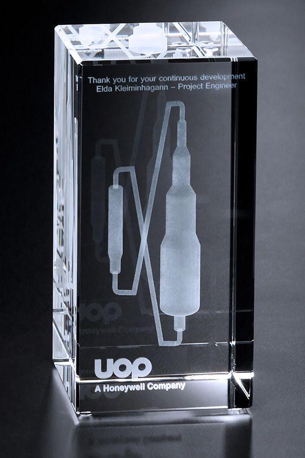 Trofeo de vidrio -  GLA0103
