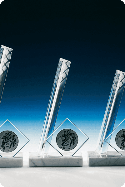 Trofeo de vidrio -  GLA0213