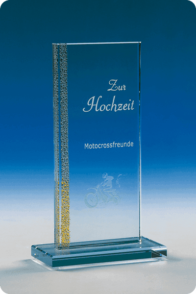 Trofeo de vidrio -  GLA0238