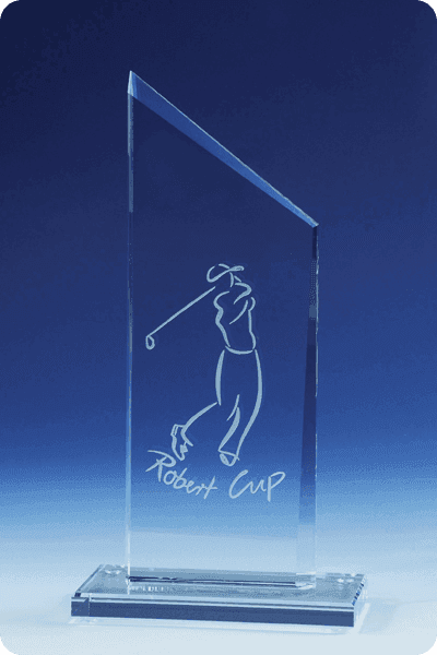 Trofeo de vidrio -  GLA0241