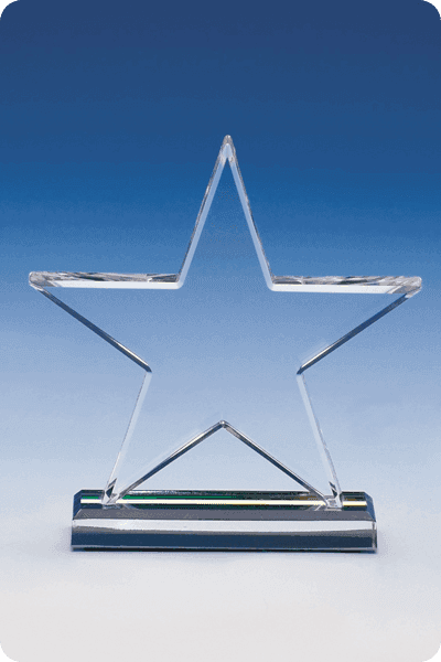 Trofeo de vidrio -  GLA0257
