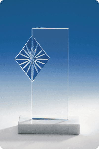Trofeo de vidrio -  GLA0267