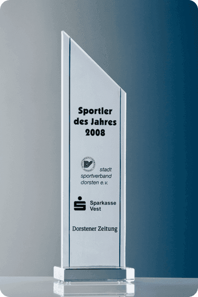 Trofeo de vidrio -  GLA0278