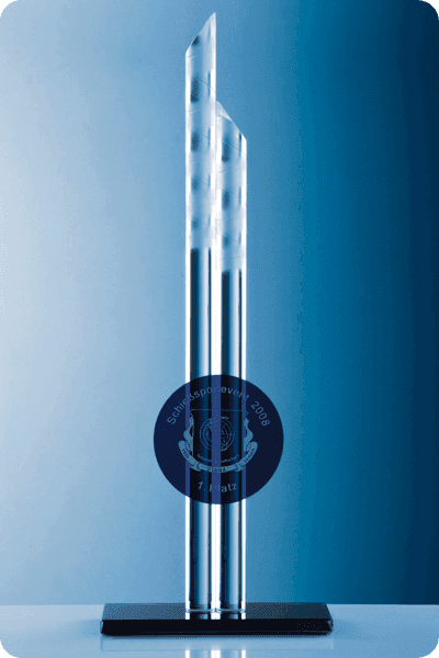 Trofeo de vidrio -  GLA0283