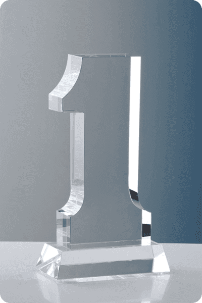 Trofeo de cristal -  GLA0286