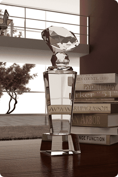 Trofeo de cristal -  GLA0323
