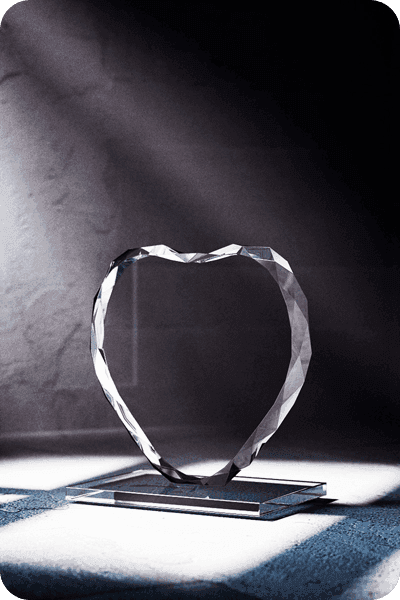 Trofeo de cristal -  GLA0404