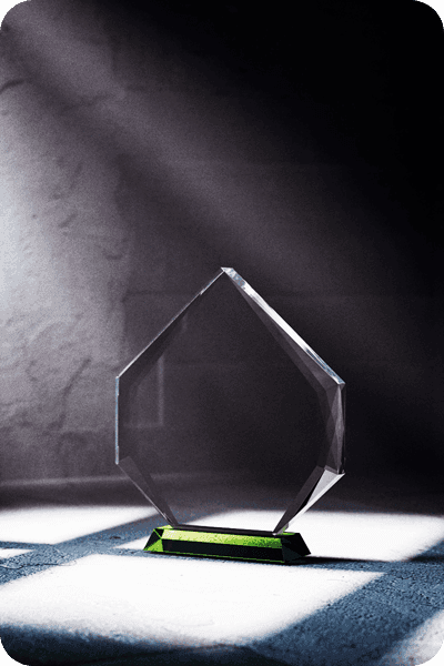 Trofeo de vidrio -  GLA0414