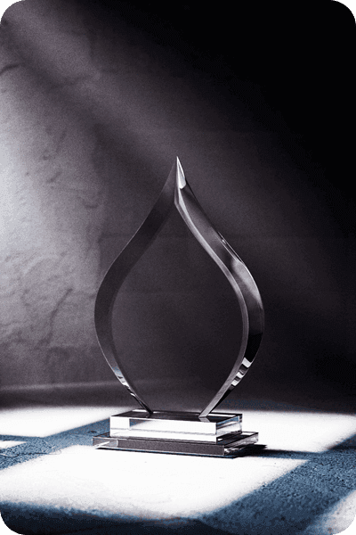 Trofeo de vidrio -  GLA0415