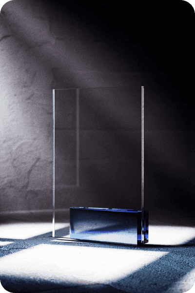 Trofeo de cristal -  GLA0428