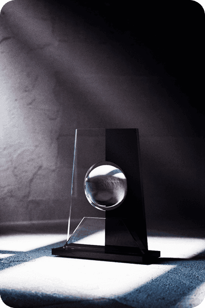 Trofeo de cristal -  GLA0429