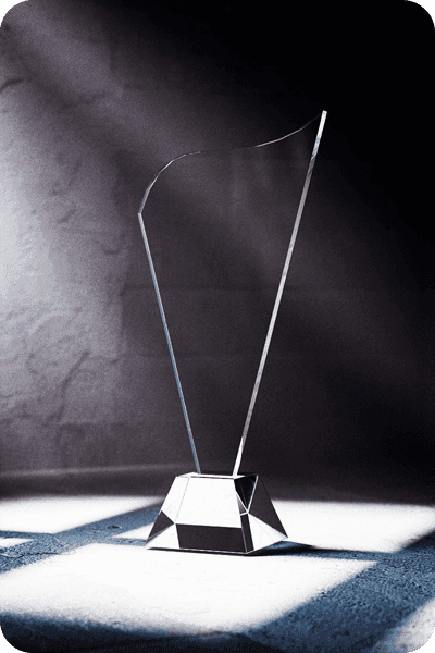Trofeo de vidrio -  GLA0433