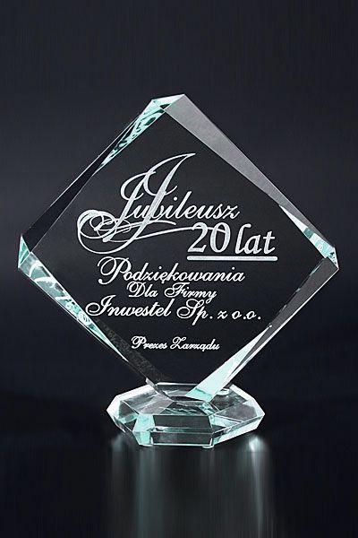 Trofeo de vidrio -  GLA0078