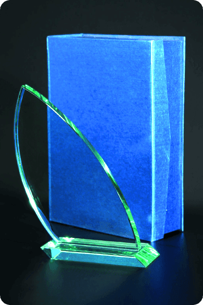 Trofeo de vidrio -  GLA0942