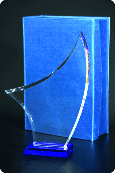 Trofeo de vidrio -  GLA0944