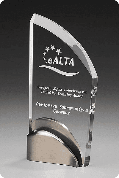 Trofeo de vidrio -  GLA0964