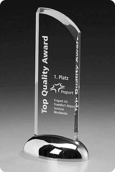 Trofeo de vidrio -  GLA0966