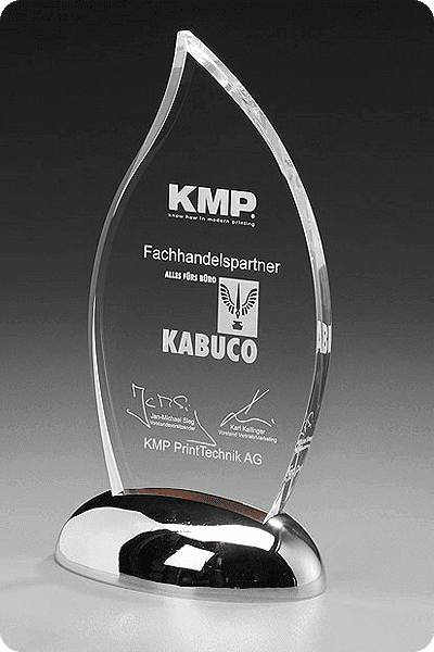 Trofeo de vidrio -  GLA0968