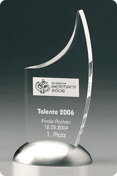 Trofeo de vidrio -  GLA0971