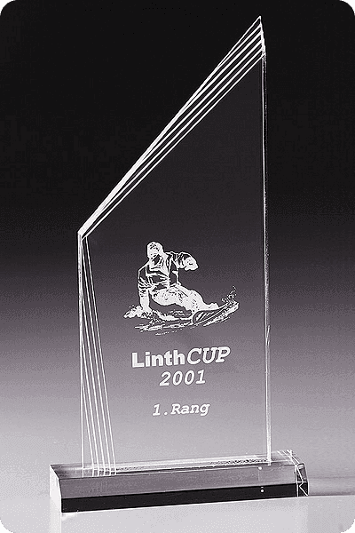 Trofeo de vidrio -  GLA0977