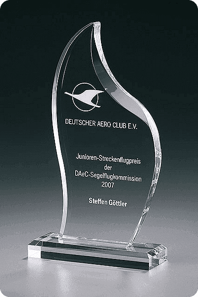 Trofeo de cristal -  GLA0985
