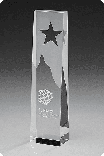 Trofeo de cristal -  GLA0989