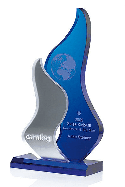 Trofeo de vidrio -  GLA1027