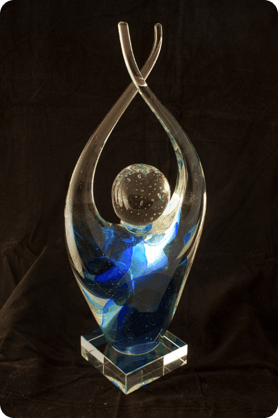 Trofeo de vidrio -  GLA0123