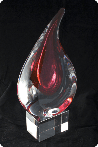 Trofeo de vidrio -  GLA0128