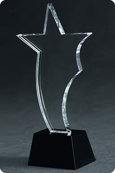 Trofeo de vidrio -  GLA0158