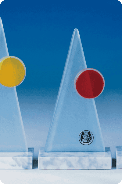 Trofeo de vidrio -  GLA0273