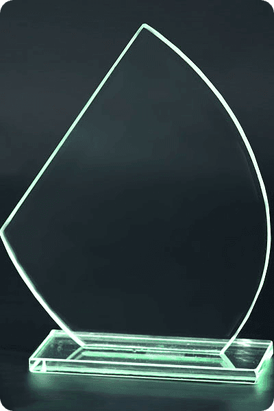 Trofeo de vidrio -  GLA0036
