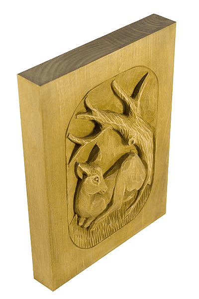 Trofeo de madera -  DRE009