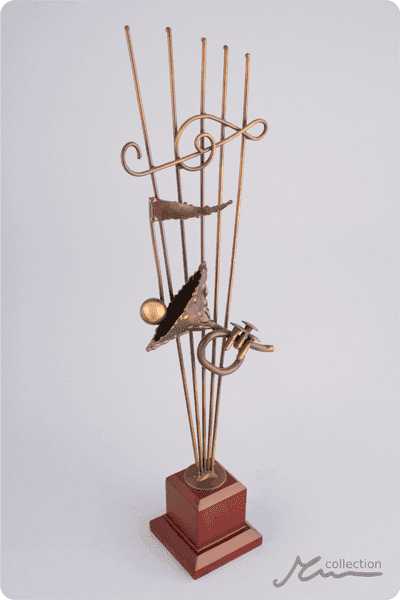 Trofeo de metal -  MET055